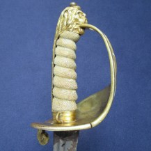 British 1827 Pattern Naval Flag Officers Sword with Andrea Ferrara Broadsword Blade 6